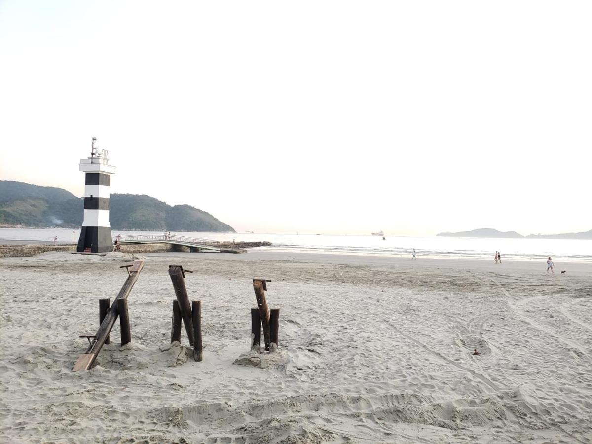 Apartamento Pes Na Areia Santos  Luaran gambar